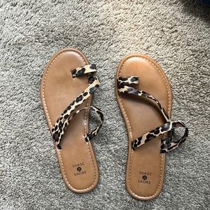 Leopard Print Sandals